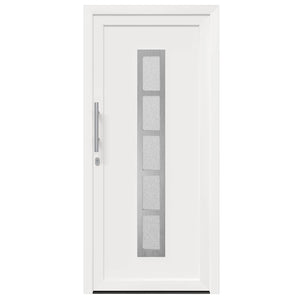 vidaXL Porta Frontale Bianco PVC