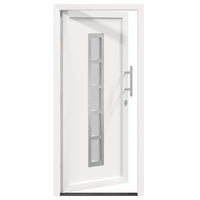 vidaXL Porta Frontale Bianco PVC