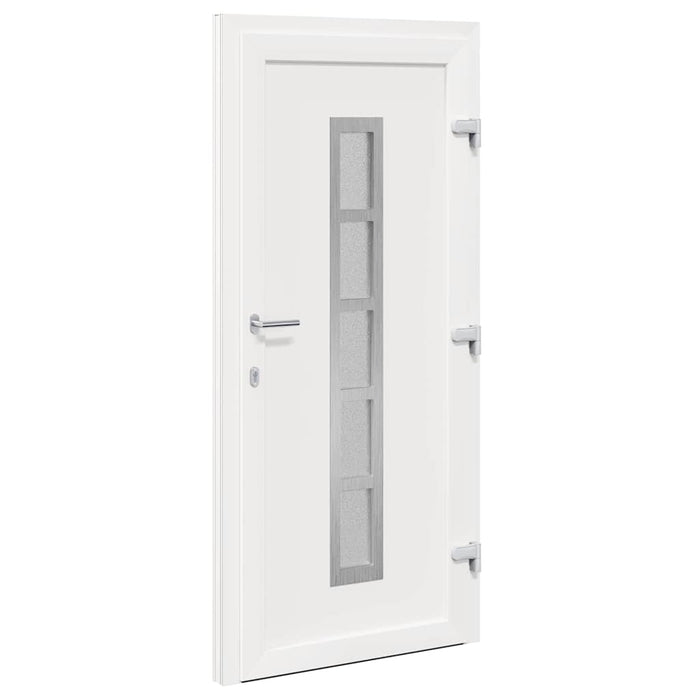 vidaXL Porta Frontale Bianco PVC