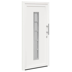 vidaXL Porta Frontale Bianco PVC