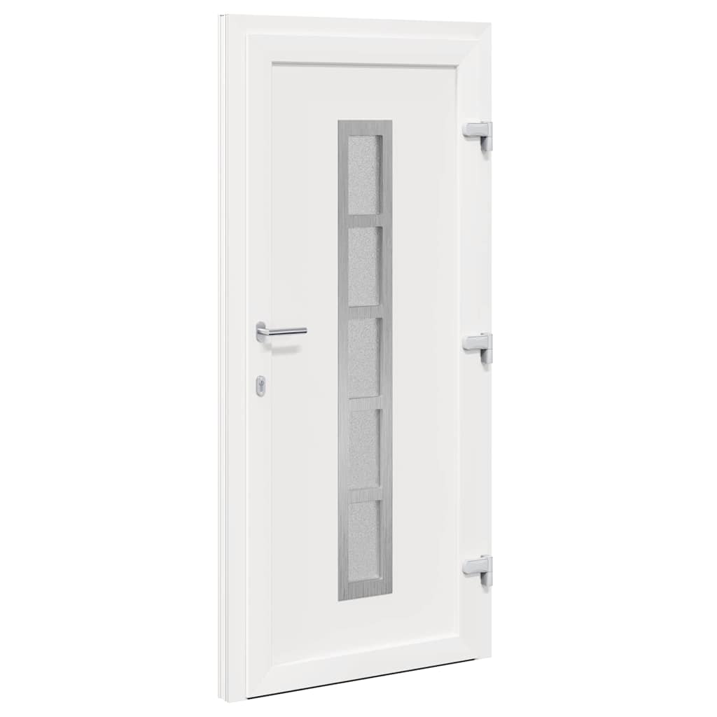 vidaXL Porta Frontale Bianco PVC