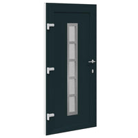 vidaXL Porta Frontale Antracite PVC