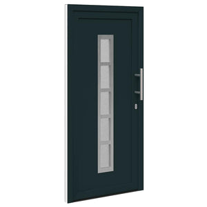vidaXL Porta Frontale Antracite PVC