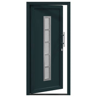 vidaXL Porta Frontale Antracite PVC
