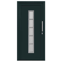 vidaXL Porta Frontale Antracite PVC