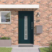 vidaXL Porta Frontale Antracite PVC
