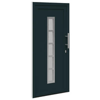 vidaXL Porta Frontale Antracite PVC