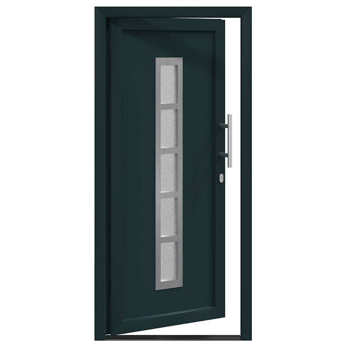vidaXL Porta Frontale Antracite PVC