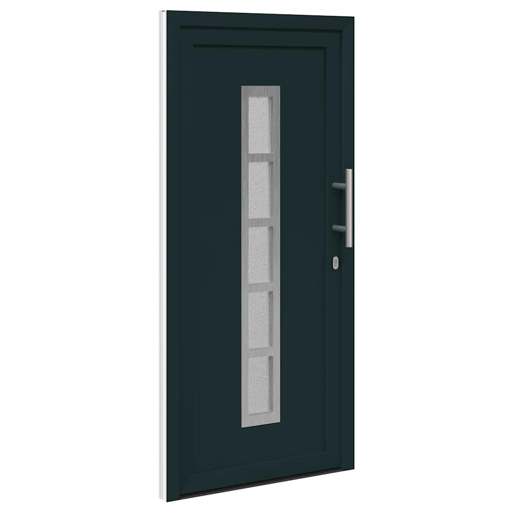 vidaXL Porta Frontale Antracite PVC