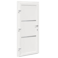 vidaXL Porta Frontale Bianco PVC