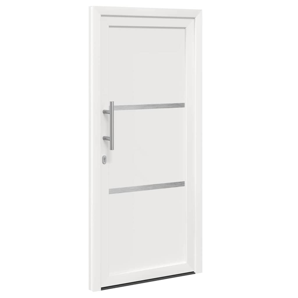 vidaXL Porta Frontale Bianco PVC