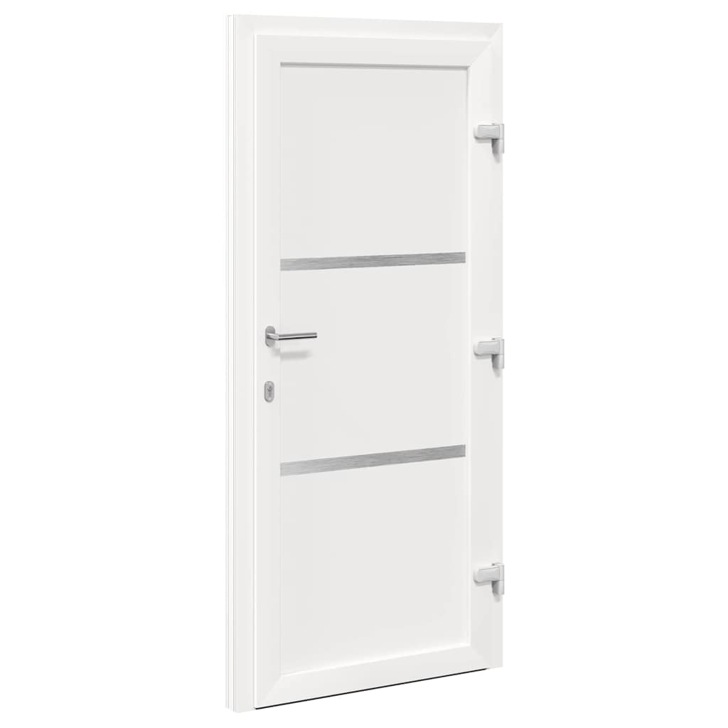 vidaXL Porta Frontale Bianco PVC