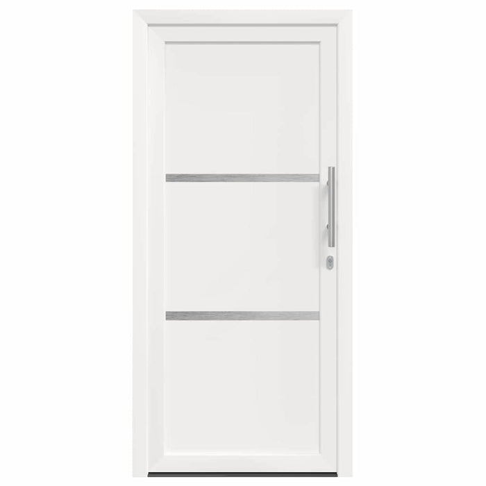 vidaXL Porta Frontale Bianco PVC