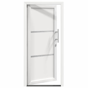 vidaXL Porta Frontale Antracite PVC