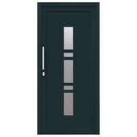 vidaXL Porta d'ingresso Antracite PVC