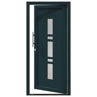 vidaXL Porta d'ingresso Antracite PVC