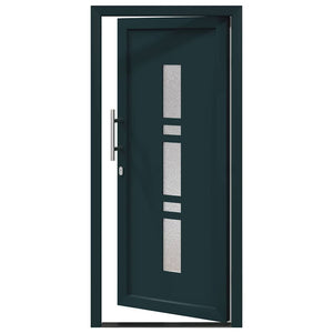 vidaXL Porta d'ingresso Antracite PVC