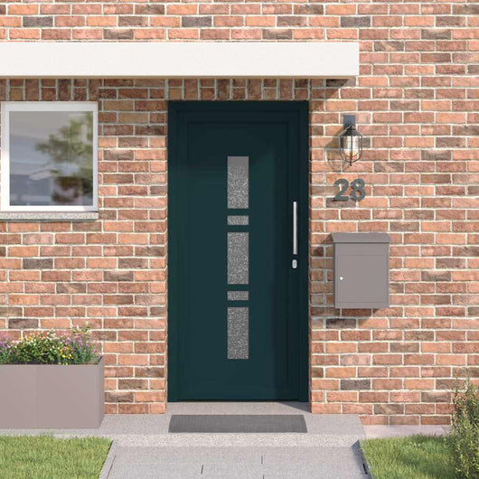 vidaXL Porta d'ingresso Antracite PVC