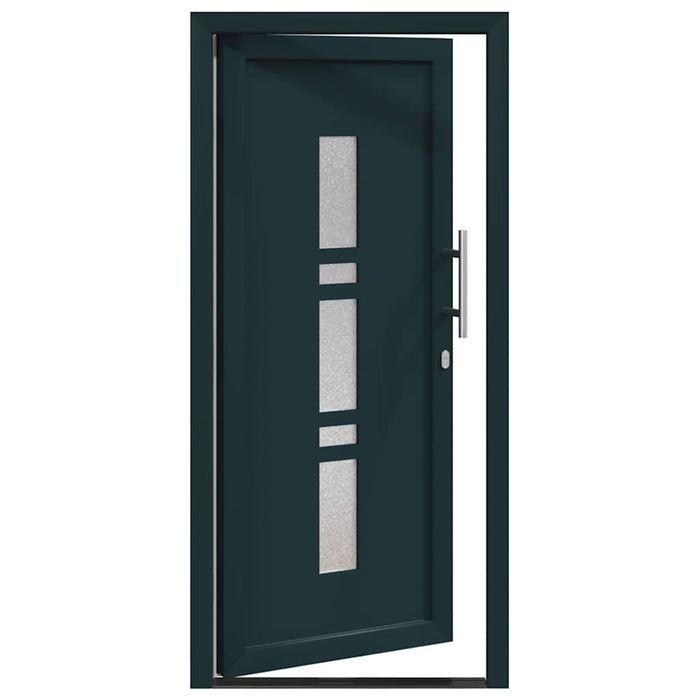 vidaXL Porta d'ingresso Antracite PVC