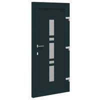 vidaXL Porta d'ingresso Antracite PVC
