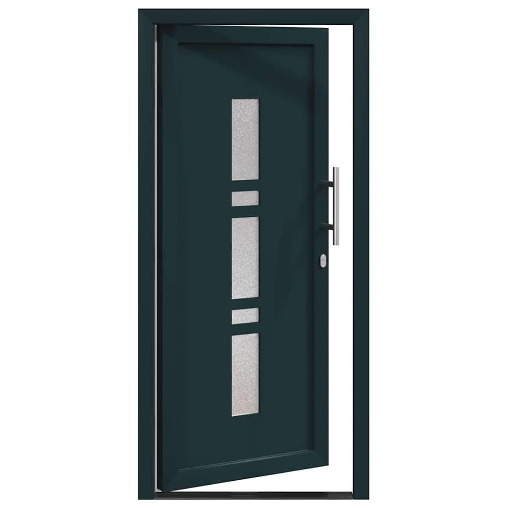 vidaXL Porta d'ingresso Antracite PVC