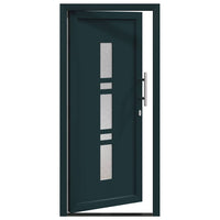 vidaXL Porta d'ingresso Antracite PVC