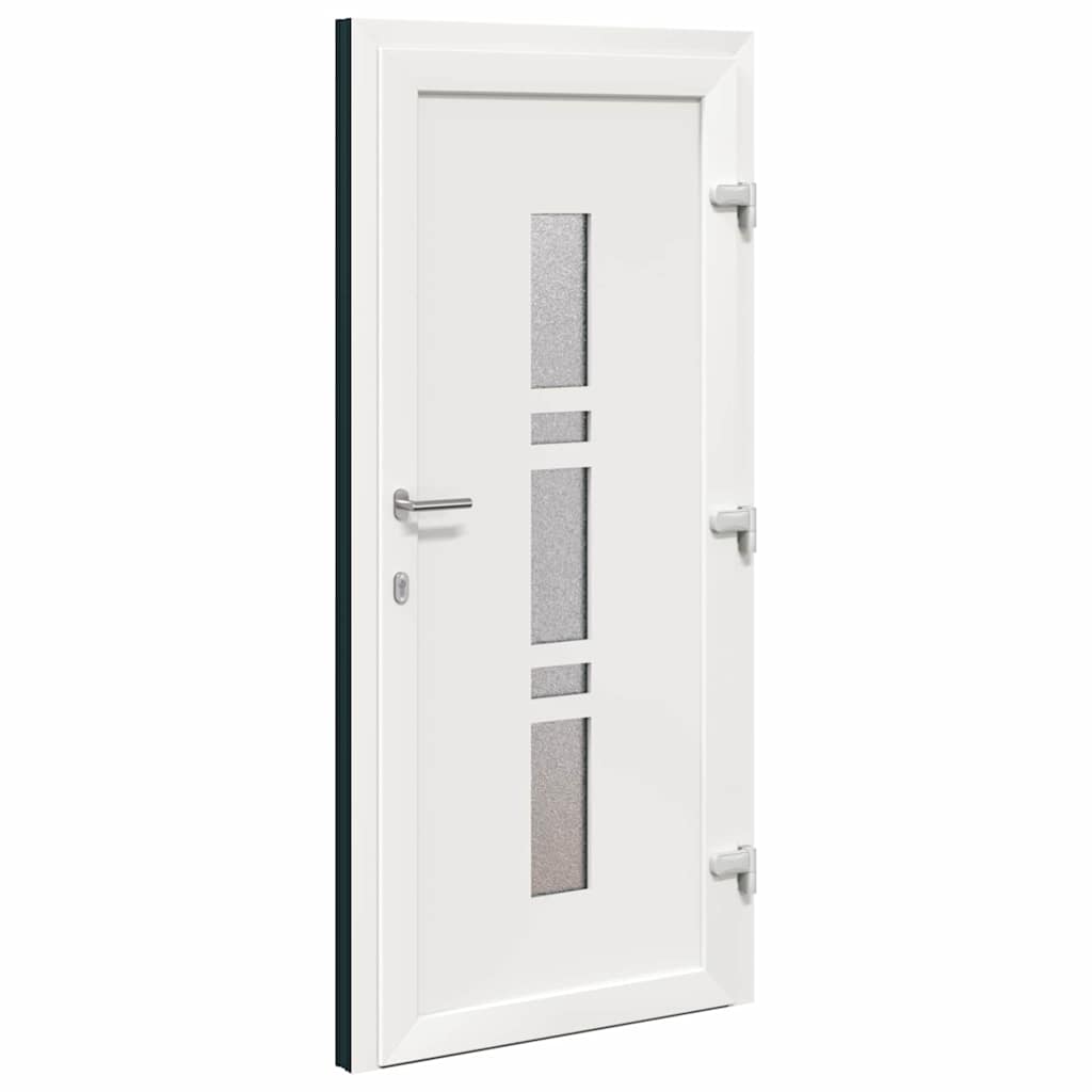 vidaXL Porta d'ingresso Antracite PVC