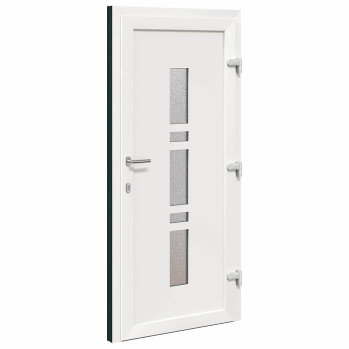 vidaXL Porta d'ingresso Antracite PVC