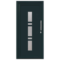 vidaXL Porta d'ingresso Antracite PVC