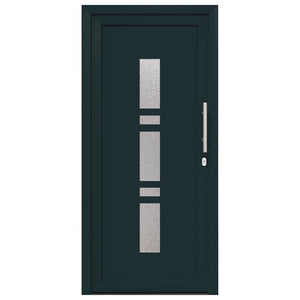 vidaXL Porta d'ingresso Antracite PVC