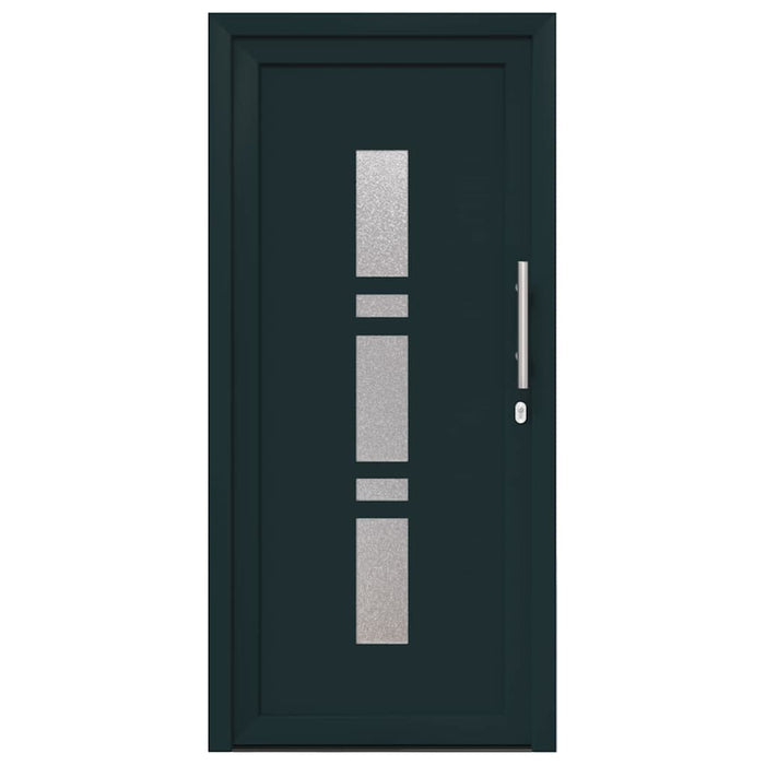 vidaXL Porta d'ingresso Antracite PVC