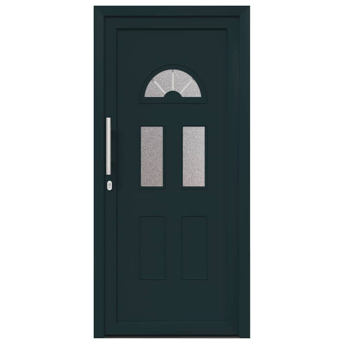 vidaXL Porta Frontale Antracite PVC