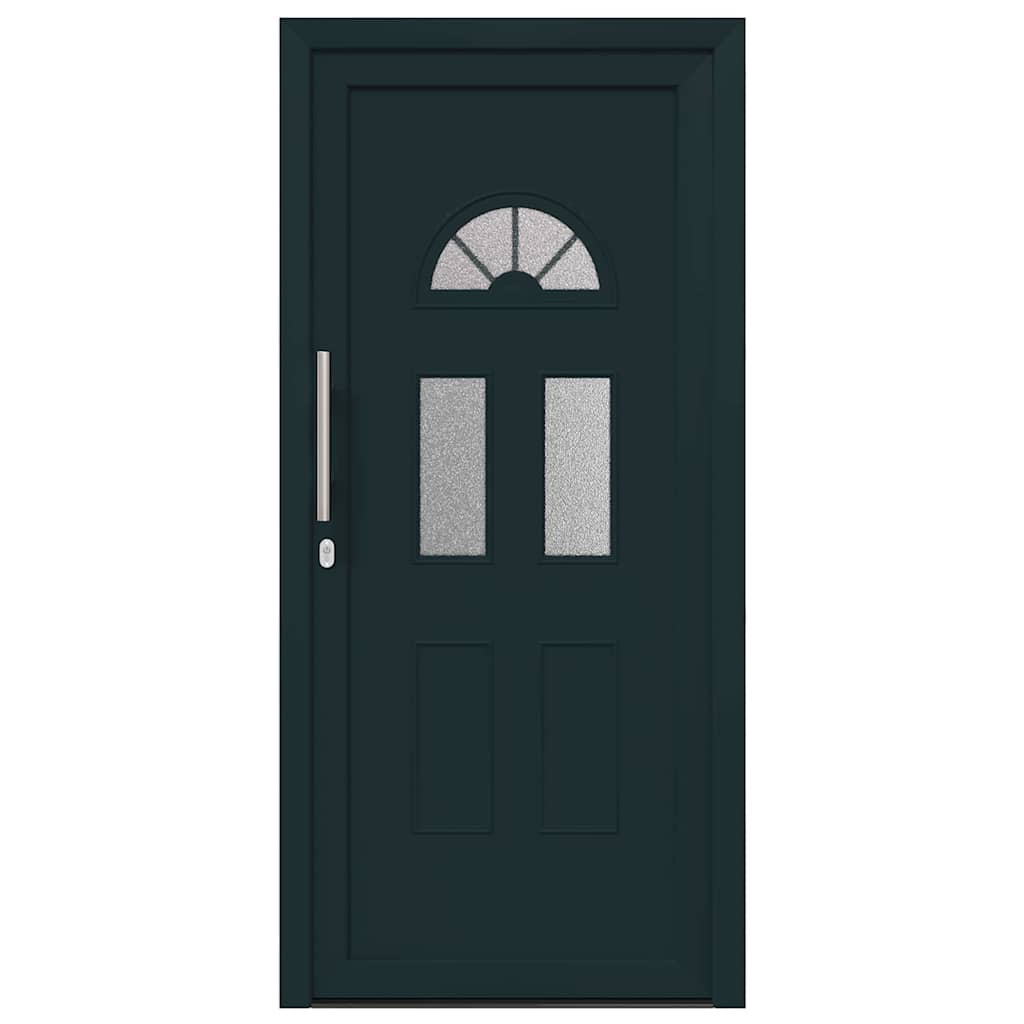 vidaXL Porta Frontale Antracite PVC