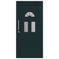 vidaXL Porta Frontale Antracite PVC