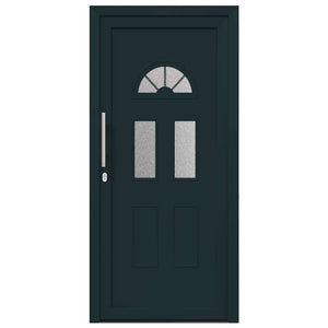 vidaXL Porta Frontale Antracite PVC