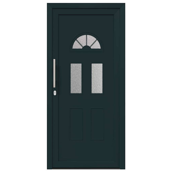 vidaXL Porta Frontale Antracite PVC