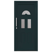 vidaXL Porta Frontale Antracite PVC