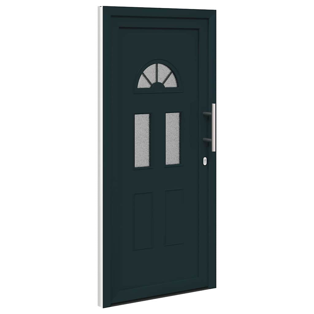 vidaXL Porta Frontale Antracite PVC