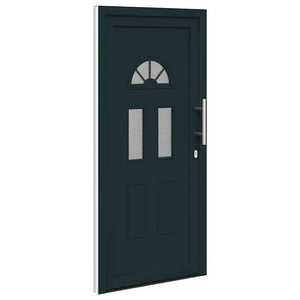 vidaXL Porta Frontale Antracite PVC