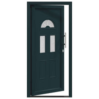 vidaXL Porta Frontale Antracite PVC