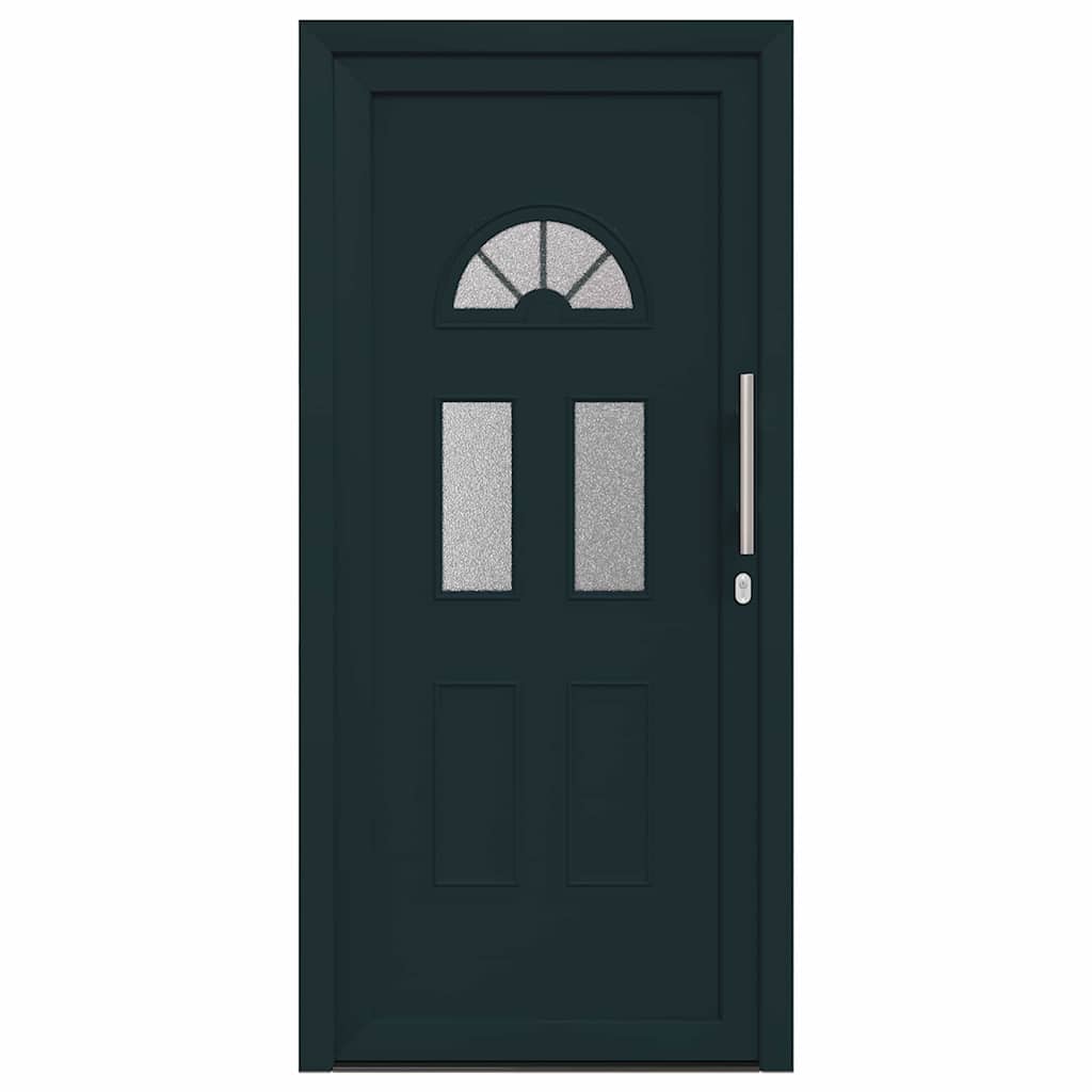 vidaXL Porta Frontale Antracite PVC