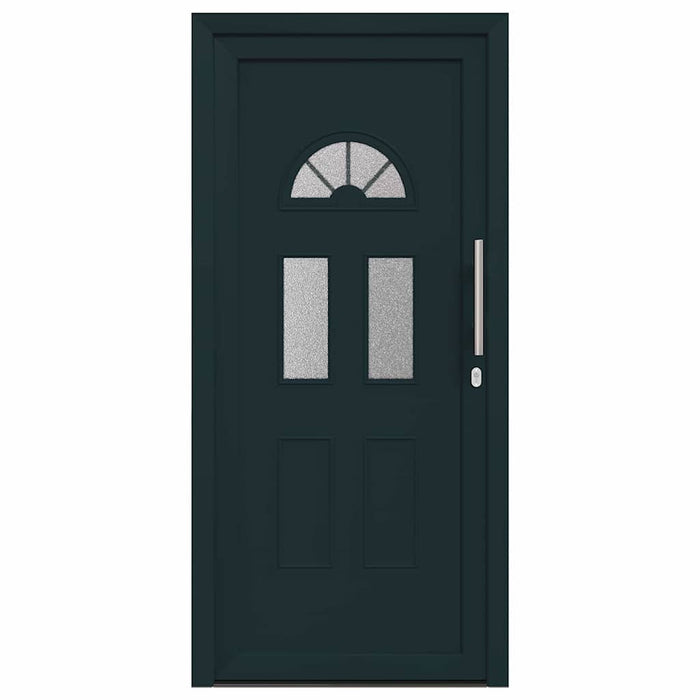 vidaXL Porta Frontale Antracite PVC