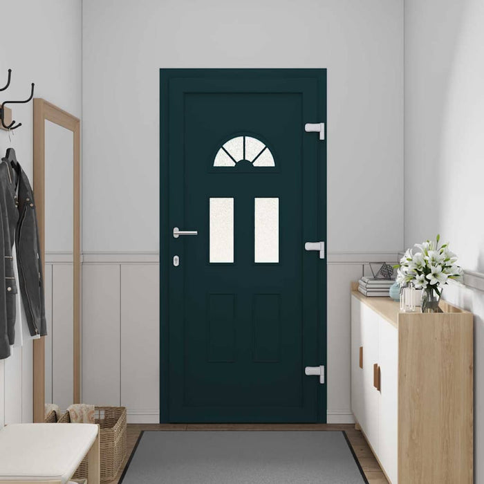 vidaXL Porta Frontale Antracite PVC