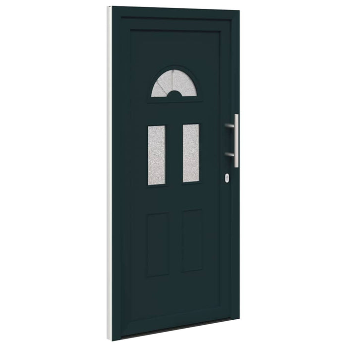 vidaXL Porta Frontale Antracite PVC