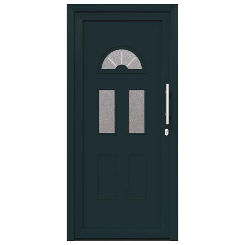 vidaXL Porta Frontale Antracite PVC