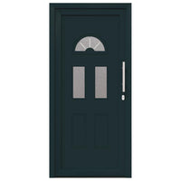 vidaXL Porta Frontale Antracite PVC