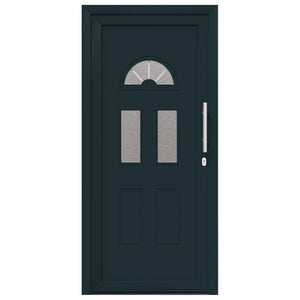 vidaXL Porta Frontale Antracite PVC