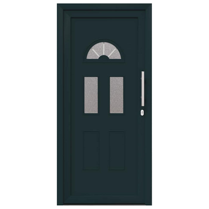 vidaXL Porta Frontale Antracite PVC