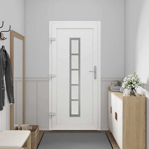 vidaXL Porta Frontale Bianco PVC