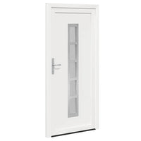 vidaXL Porta Frontale Bianco PVC